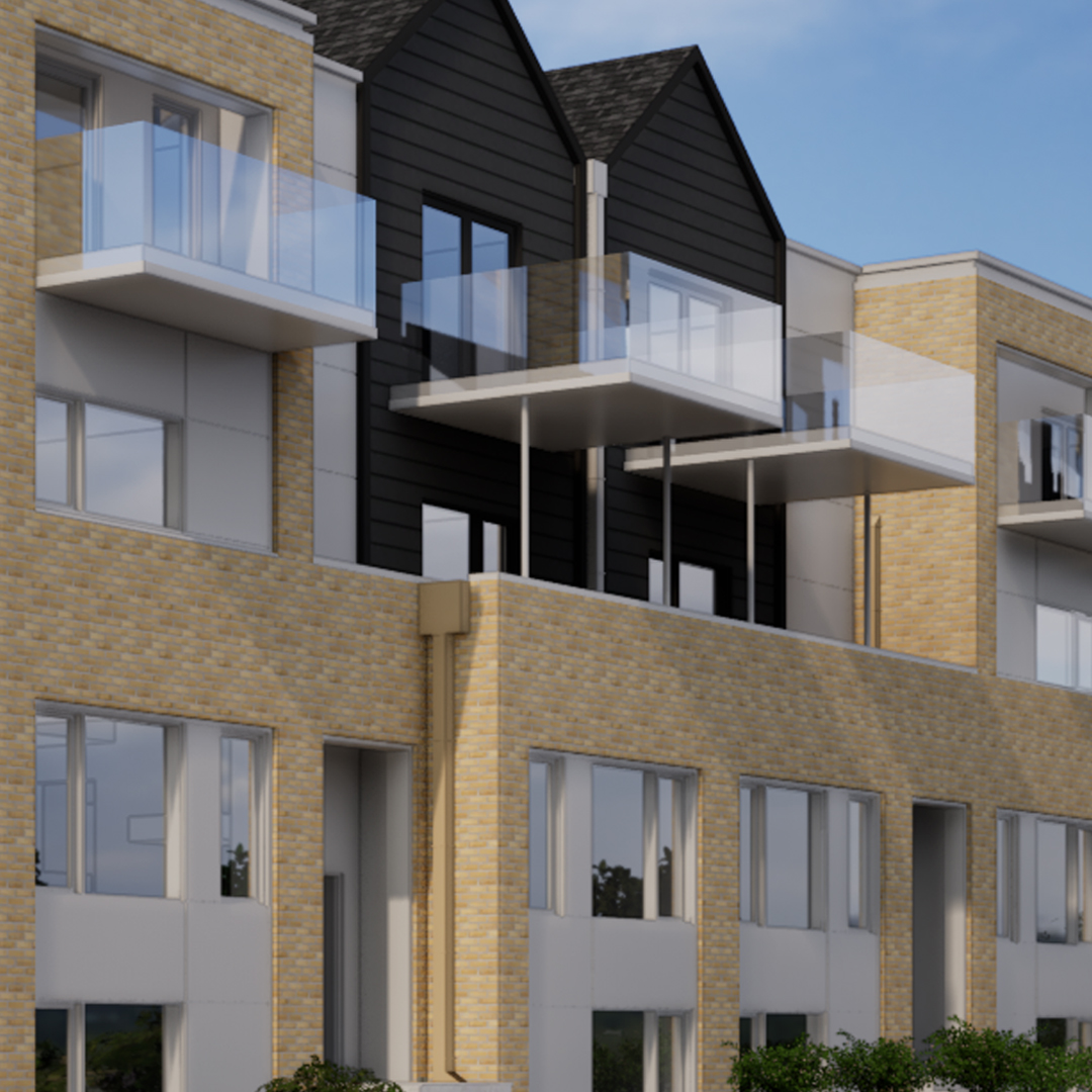 Vue g&eacute;n&eacute;rale du projet L&eacute;vis, multi-logements &agrave; L&eacute;vis