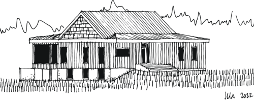 Concept architectural moderne d'Ensemble Architecture avec des espaces verts.